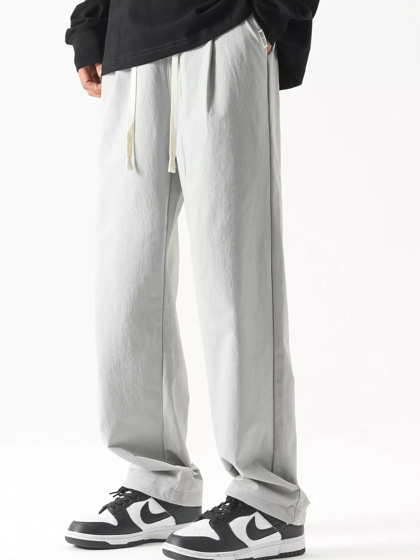 Men's Plus Size Loose Fit Drawstring Casual Pants