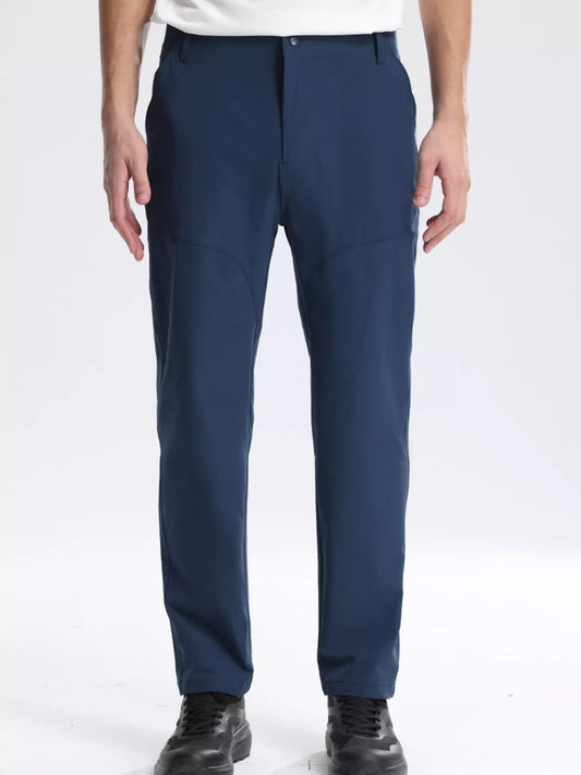 Men's Plus Size Lightweight Pocketed Pants